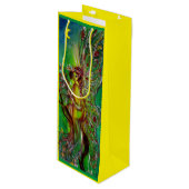 VEILIGHEID IN GROEN WIJN CADEAUTAS (Voorkant Gekanteld)