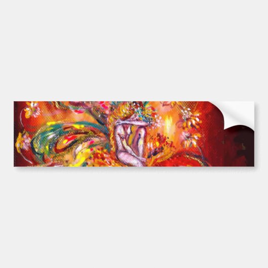 VEILIGHEID IN RODE BUMPERSTICKER (Voorkant)