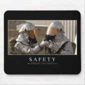 Veiligheid: Inspirerend prijsopgave Muismat (Voorkant)