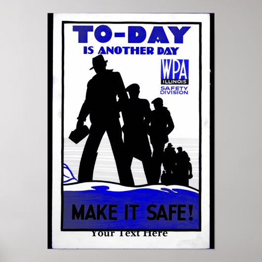 Veiligheid op de werkplek poster (Voorkant)