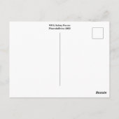Veiligheid op het werk briefkaart (Achterkant)