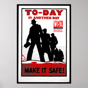Veiligheid op het werk poster