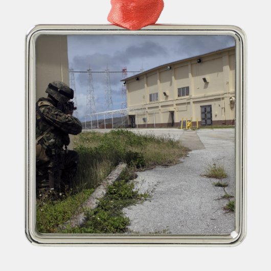 Veiligheid op zee metalen ornament (Voorkant)