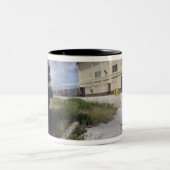 Veiligheid op zee tweekleurige koffiemok (Center)