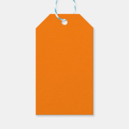 Veiligheid Oranje Stevige Kleur Cadeaulabel