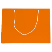Veiligheid Oranje Stevige Kleur Groot Cadeauzakje (Voorkant)