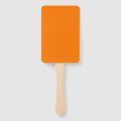 Veiligheid Oranje Stevige Kleur Handwaaier (Achterkant)