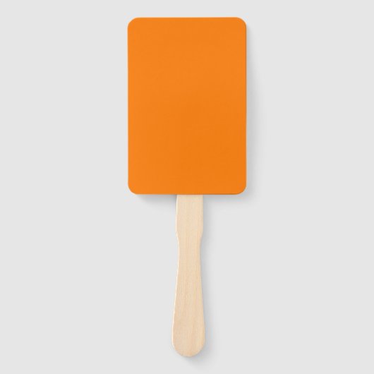 Veiligheid Oranje Stevige Kleur Handwaaier (Voorkant)