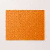 Veiligheid Oranje Stevige Kleur Legpuzzel (Horizontaal)