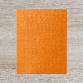 Veiligheid Oranje Stevige Kleur Legpuzzel