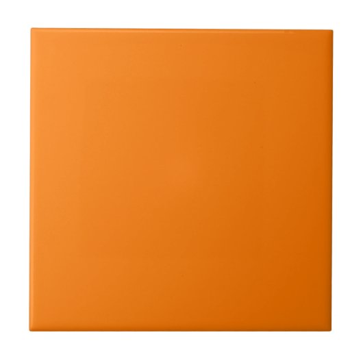 Veiligheid Oranje Stevige Kleur Tegeltje (Voorkant)