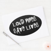 VEILIGHEID OVALE STICKER (Envelop)