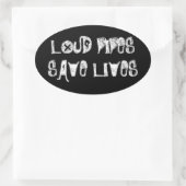 VEILIGHEID OVALE STICKER (Tas)