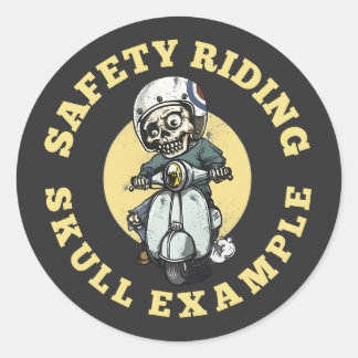 Veiligheid paardrijden Sticker