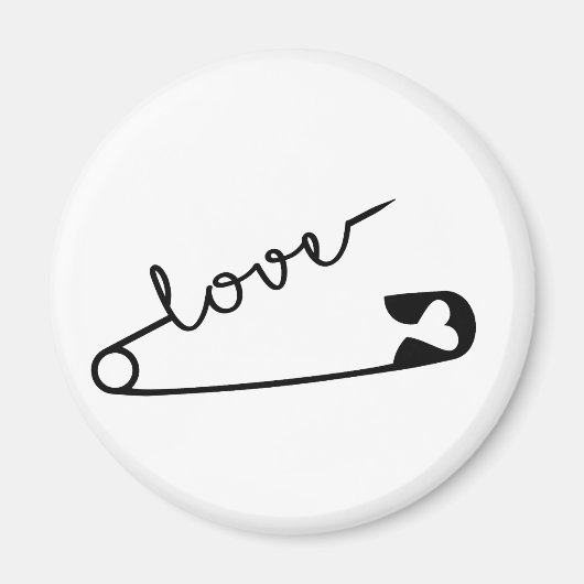 Veiligheid Pin LOVE Magneet (Voorkant)