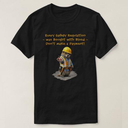 "Veiligheid" T-shirt (Design voorkant)