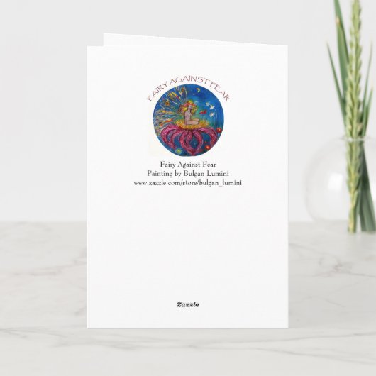 VEILIGHEID TEGEN VREEMDE SCHERM FEESTDAGEN KAART (Achterkant)