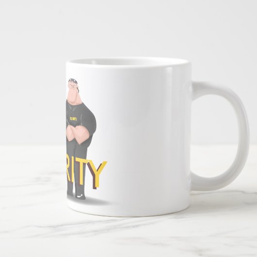 VEILIGHEID! Twee Funny Bouncers of doormen Grote Koffiekop (Rechts)