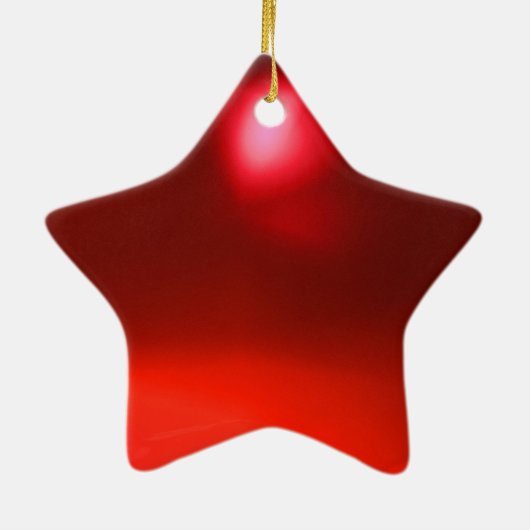 VEILIGHEID VAN DE STROMEN LEVEND Red Ruby Star Keramisch Ornament (Achterkant)
