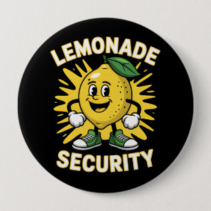Veiligheid van limonadestandaard ronde button 4,0 cm