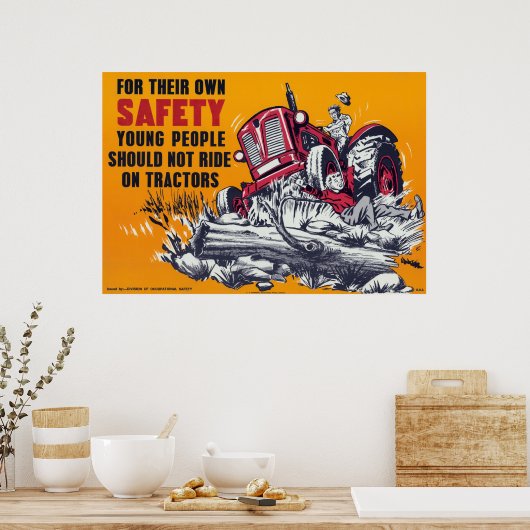  veiligheid van trekkers poster (Keuken)