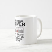 Veiligheid vrachtwagenchauffeur koffiemok (Voorkant rechts)