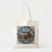 Veiligheids eerste brandweerman tote bag (Voorkant)