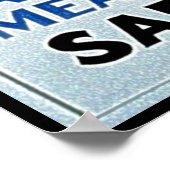 Veiligheids eerste mislukking hier/dood onder WPA- Poster (Hoek)