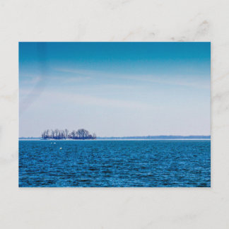 Veiligheids Eiland, Grand Lake Saint Marys, Ohio Briefkaart