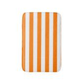 Veiligheids Sinaasappel en Witte Strepen Badmat (Voorkant Verticaal)