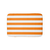 Veiligheids Sinaasappel en Witte Strepen Badmat (Voorkant)