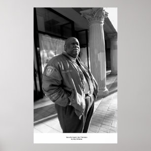 Veiligheidsagent in San Francisco Poster