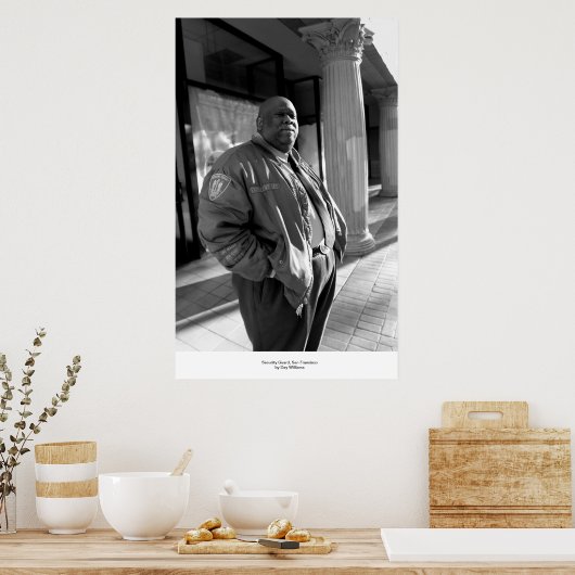 Veiligheidsagent in San Francisco Poster (Keuken)