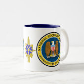 Veiligheidsagentschap voor het leger - Vietnam-vet Tweekleurige Koffiemok (Voorkant rechts)