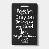 Veiligheidsbadge Ringdrager Badge (Achterkant)