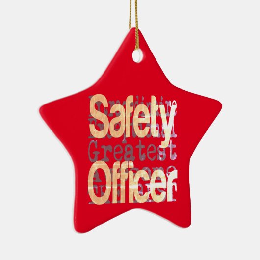 Veiligheidsbeambte Keramisch Ornament (Rechts)