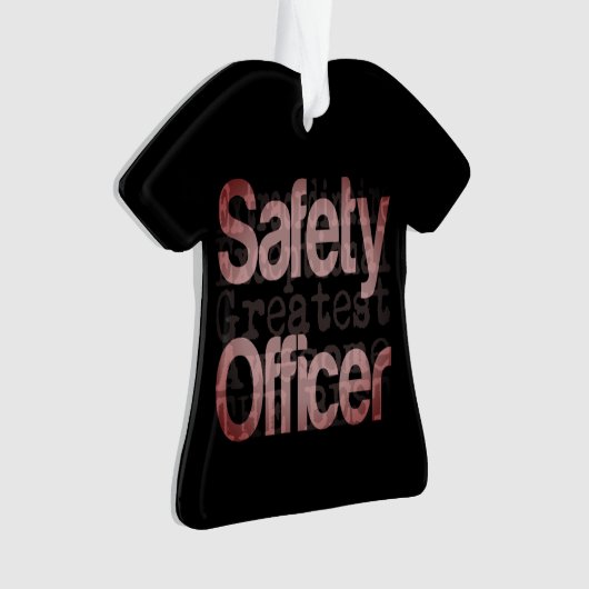Veiligheidsbeambte Ornament (voorkant)