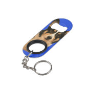 Veiligheidsbewaking Sleutelhanger Flessenopener (Achterkant Gekanteld)