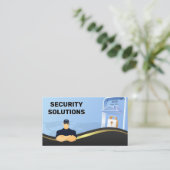 Veiligheidsbewaking | Tech voor telefoonvergrendel Visitekaartje (Staand voorkant)