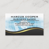 Veiligheidsbewaking | Tech voor telefoonvergrendel Visitekaartje (Achterkant)