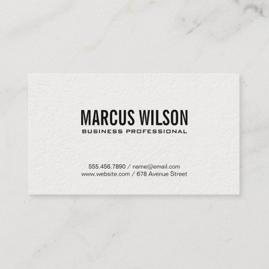 Veiligheidsbewaking Visitekaartje (Achterkant)