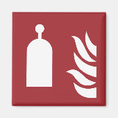 veiligheidsbord van het station met afstandsbedien magneet (Voorkant)