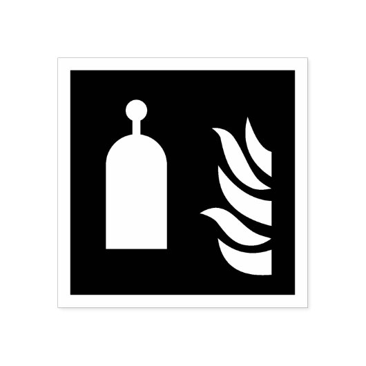 veiligheidsbord van het station met afstandsbedien rubberstempel (Afrduk)