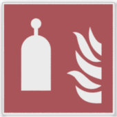 veiligheidsbord van het station met afstandsbedien sticker (Voorkant)