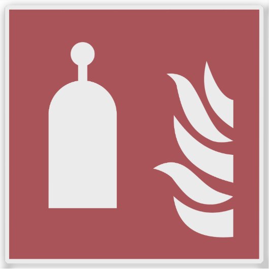 veiligheidsbord van het station met afstandsbedien sticker (Voorkant)