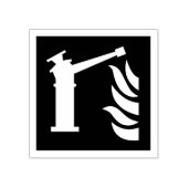 veiligheidsbord voor brandmelders rubberstempel (Afrduk)