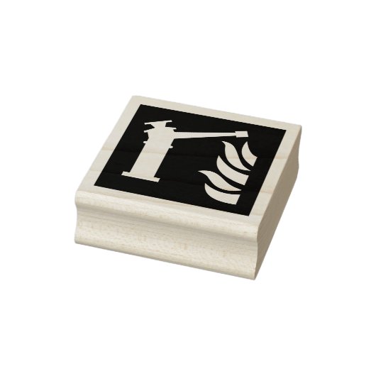 veiligheidsbord voor brandmelders rubberstempel (Stempel)