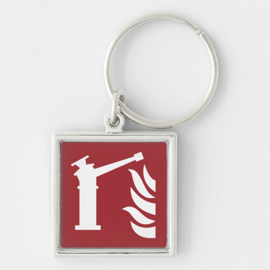veiligheidsbord voor brandmelders sleutelhanger (Voorkant)