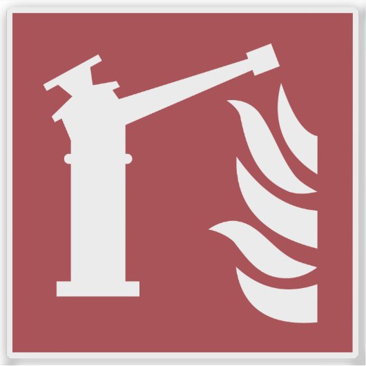 veiligheidsbord voor brandmelders sticker (Voorkant)