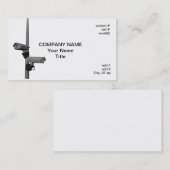 veiligheidscamera's op de pool visitekaartje (Voorkant / Achterkant)